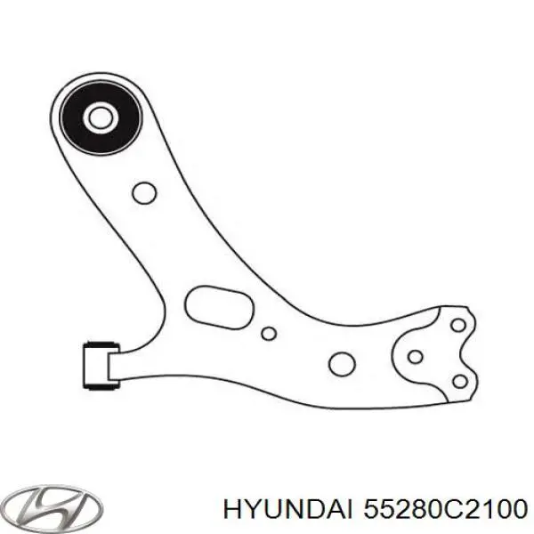 Рычаг (тяга) задней подвески продольный нижний правый Hyundai/Kia 55280C2100 цена, от 12.67 USD