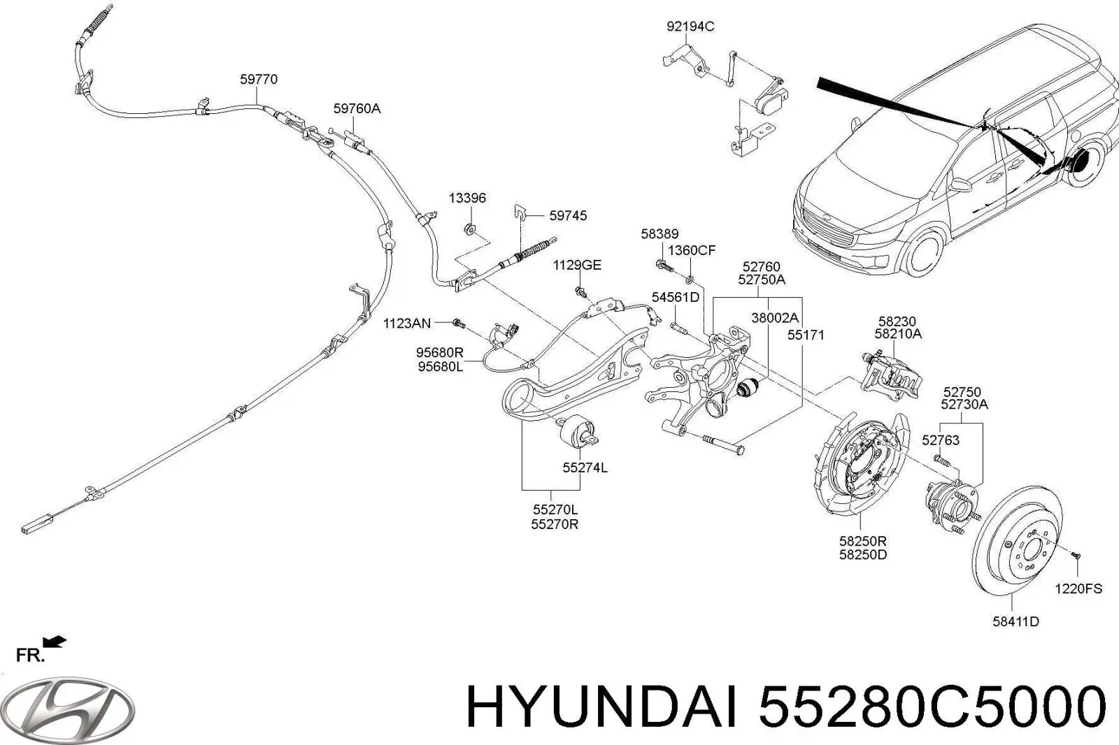55280C5000 Hyundai/Kia 
