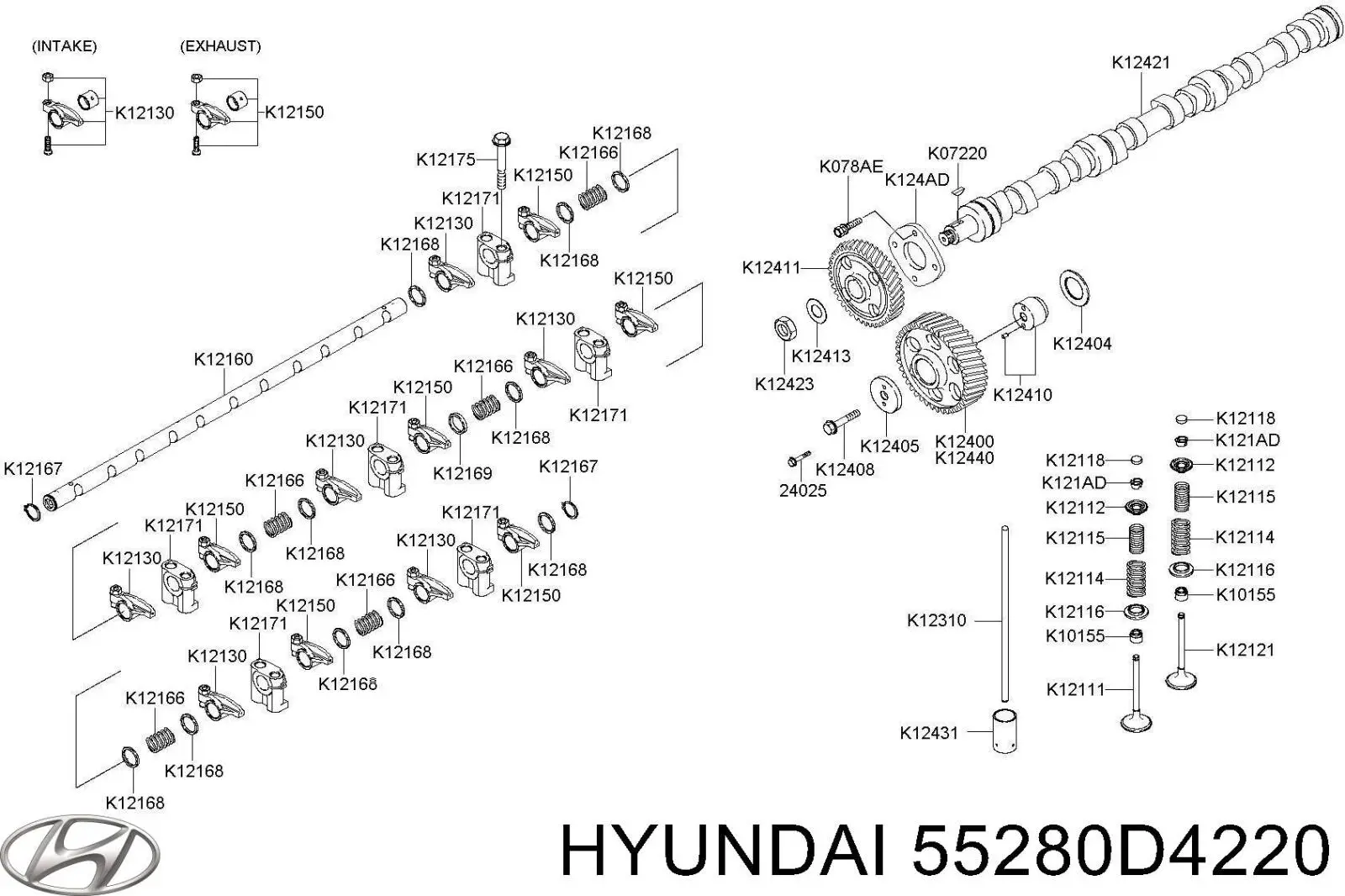 Купить 55280D4220 Hyundai/Kia 