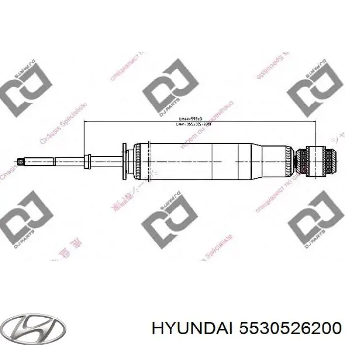 Стойка амортизатора задняя Hyundai/Kia 5530526200 цена, от 19.00 USD