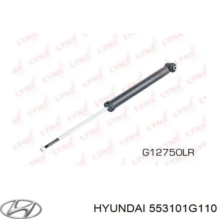 Amortiguador trasero 553101G110 Hyundai/Kia