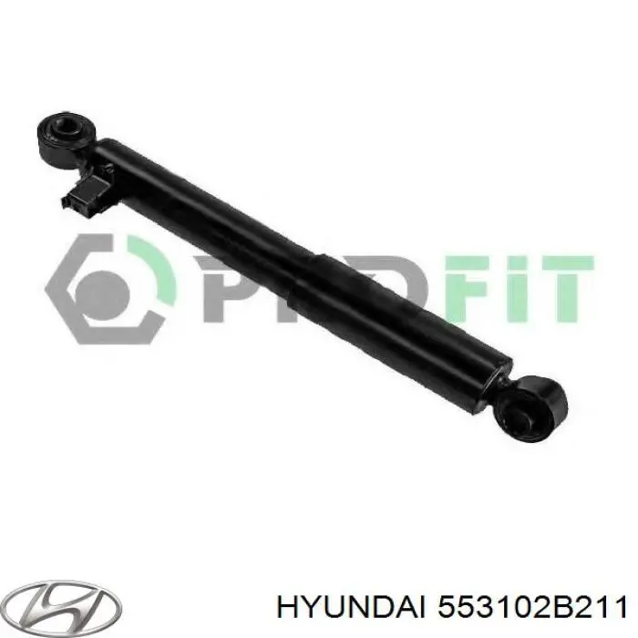 553102B211 HYUNDAI Amortiguador trasero original y equivalente