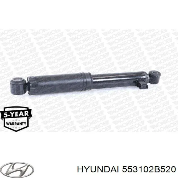 553102B520 HYUNDAI Amortiguador trasero original y equivalente