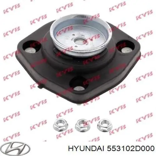 Подушка амортизатора заднего, левого Hyundai/Kia 553102D000 цена, от 7.91 USD