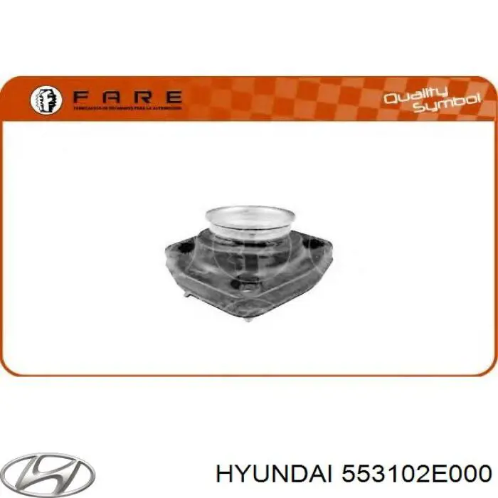 Купить 553102E000 Hyundai/Kia Опора амортизатора заднего левого