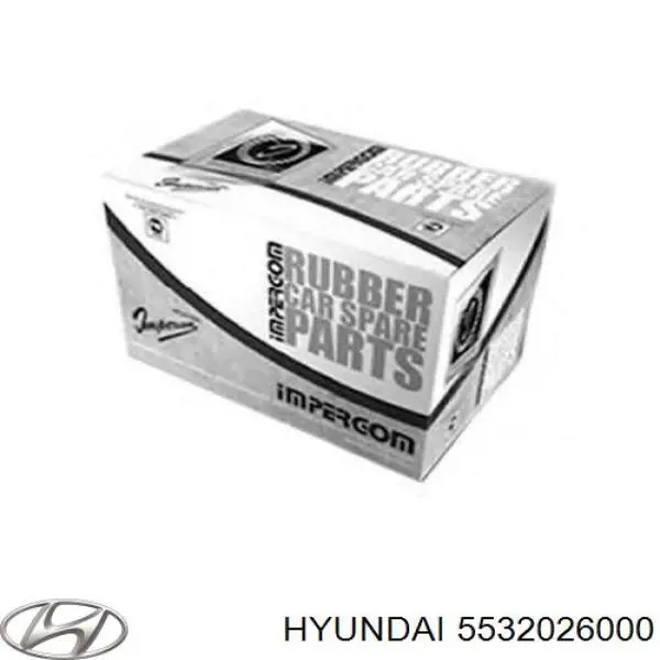 Купить 5532026000 Hyundai/Kia Втулка штока амортизатора заднего