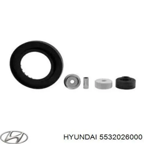 Втулка штока амортизатора заднего 5532026000 Hyundai/Kia