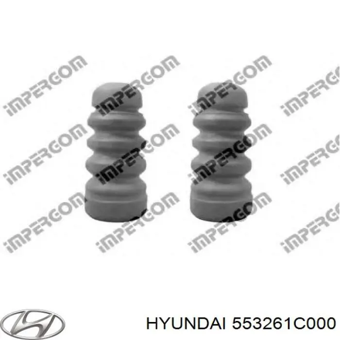553261C000 Hyundai/Kia Буфер амортизатора заднего