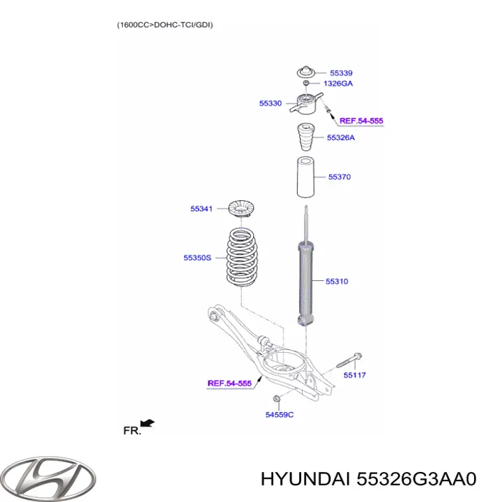 55326G3AA0 Honda 