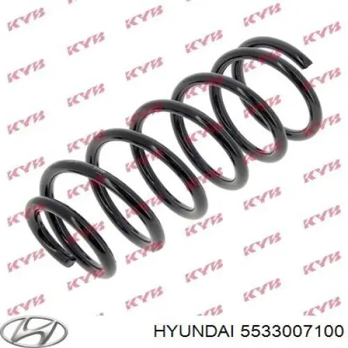 Пружина задняя Hyundai/Kia 5533007100