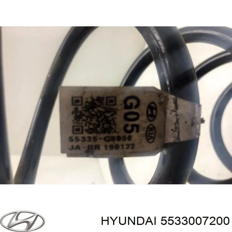 5533007200 Hyundai/Kia Пружина подвески задняя