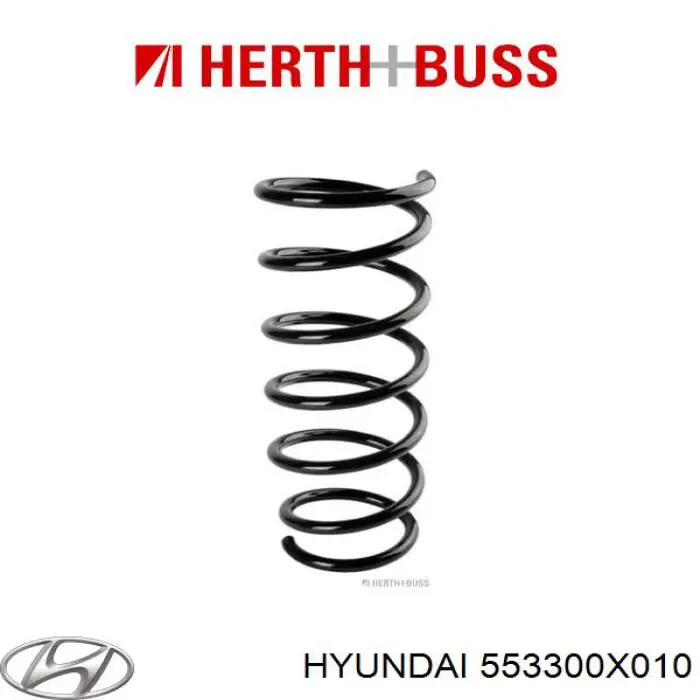 553300X010 Hyundai/Kia Пружина подвески задняя