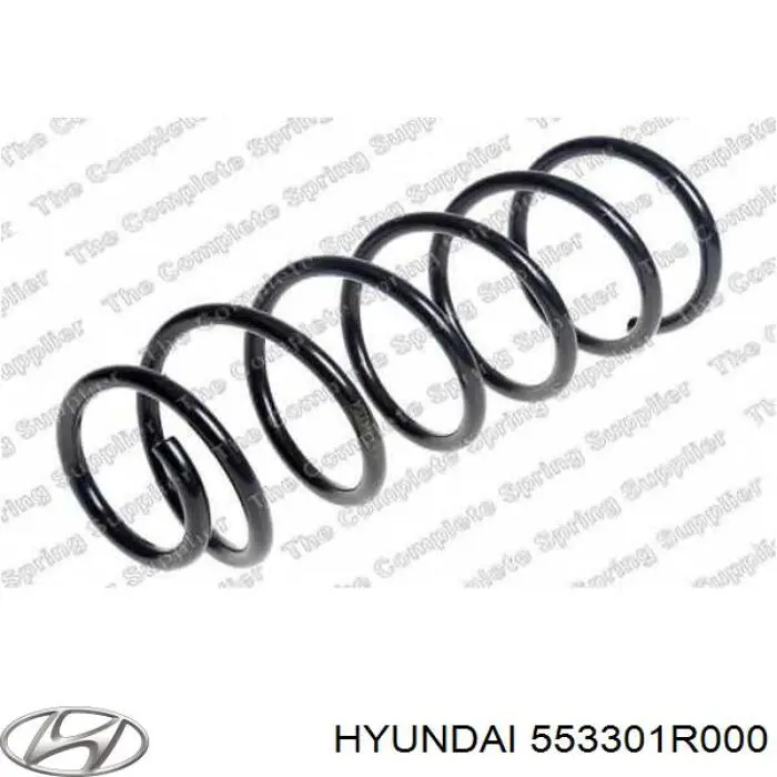 Muelle de suspensión eje trasero 553301R000 Hyundai/Kia