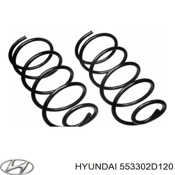 553302D120 Hyundai/Kia Пружина подвески задняя