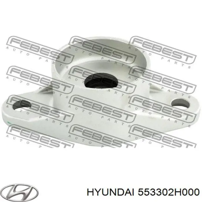 Soporte amortiguador trasero 553302H000 Hyundai/Kia