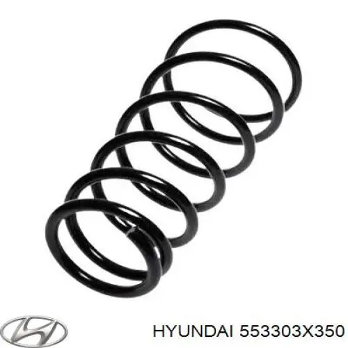 Пружина задняя Hyundai/Kia 553303X350