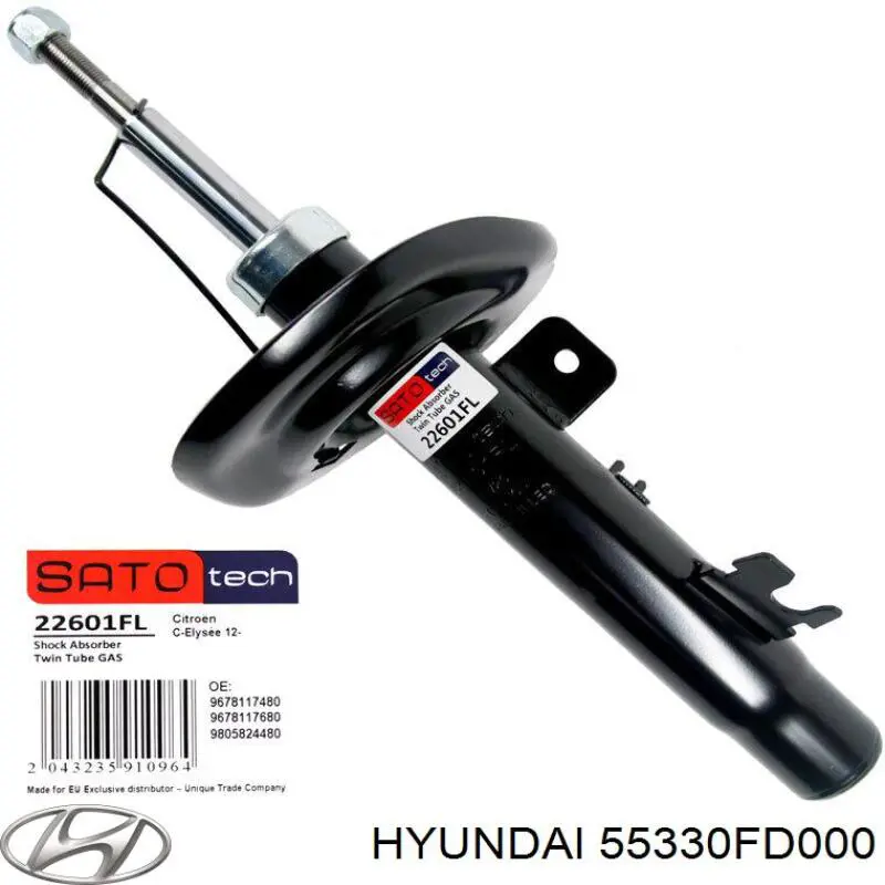 Задняя пружина 55330FD000 Hyundai/Kia