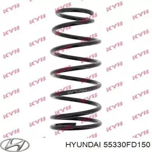 55330FD150 Hyundai/Kia пружина задняя