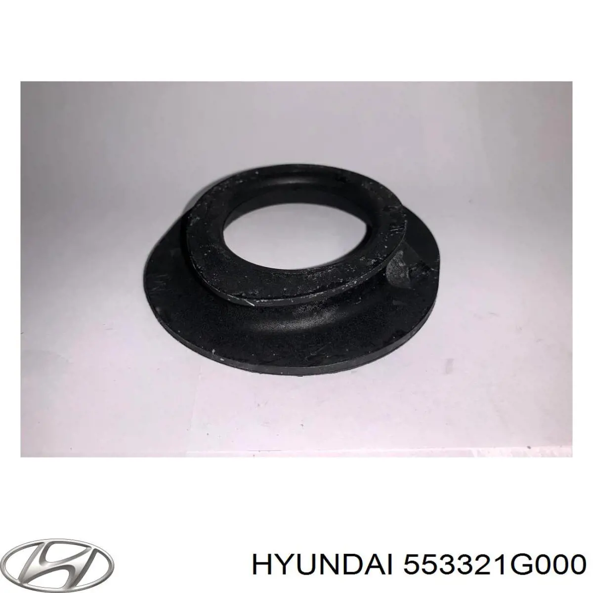 Espaçador (anel de borracha) da mola traseira inferior para Hyundai Accent (MC)