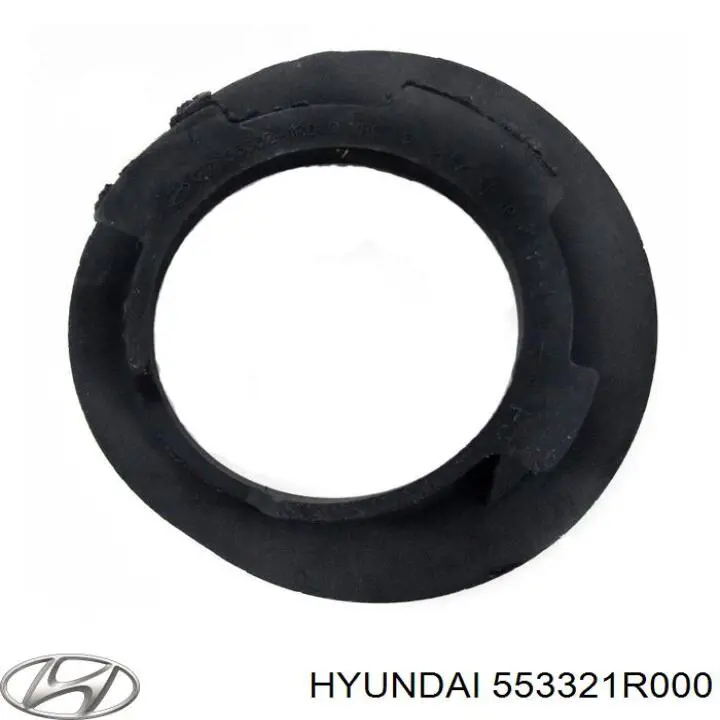 Espaçador (anel de borracha) da mola traseira inferior para Hyundai Elantra (MD)