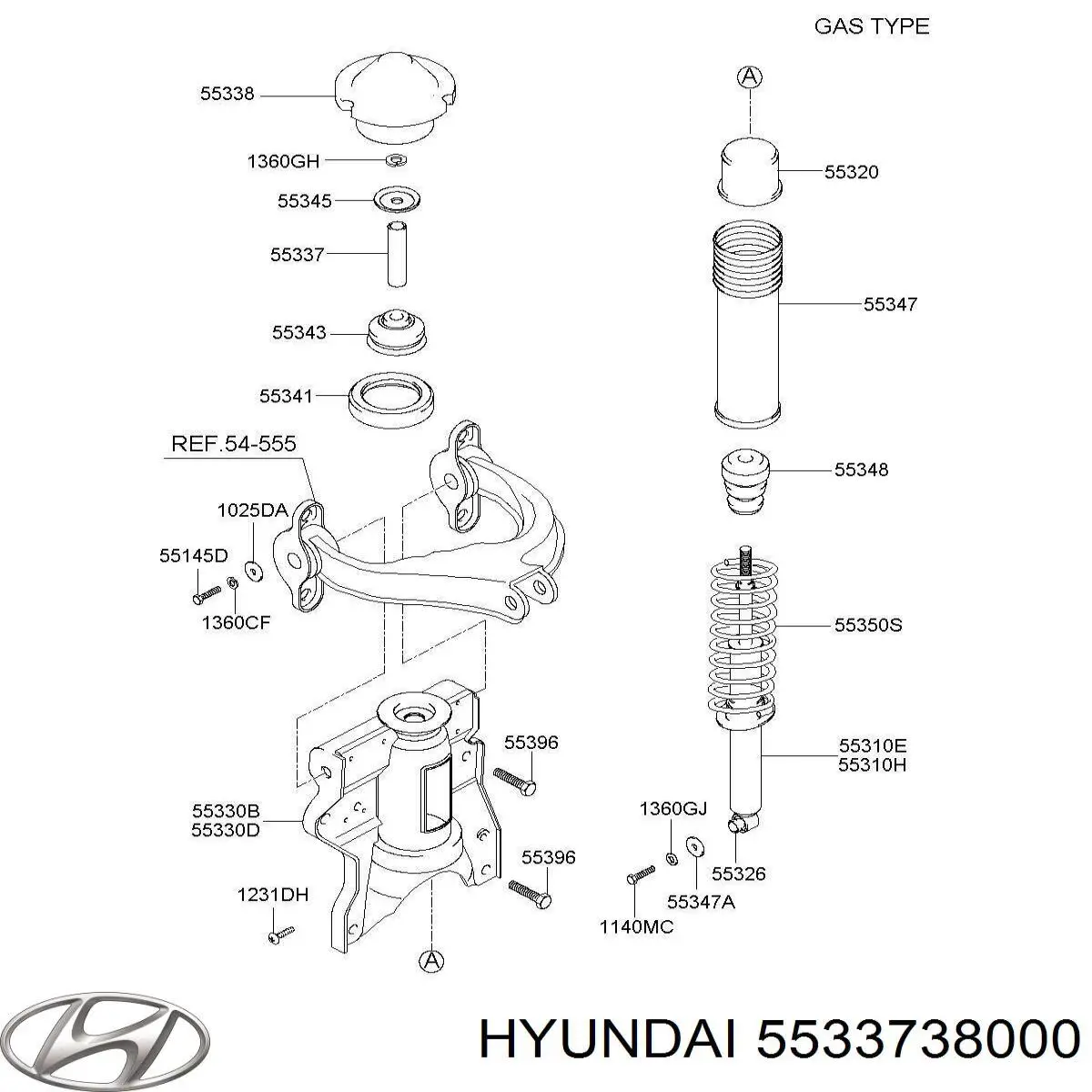 Купить 5533738000 Hyundai/Kia 