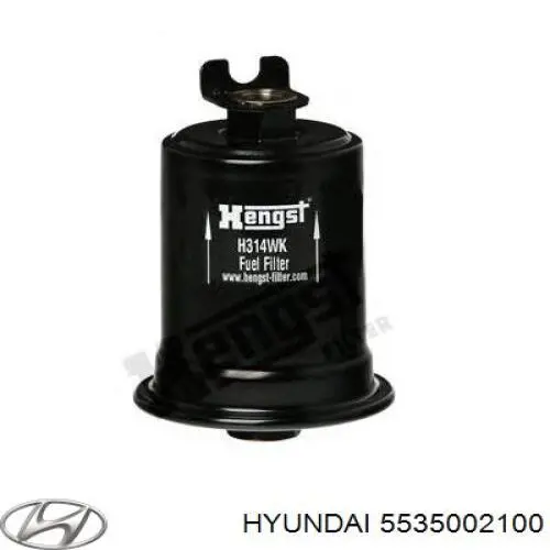 Задняя пружина 5535002100 Hyundai/Kia