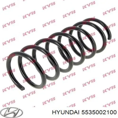 Купить 5535002100 Hyundai/Kia Пружина подвески