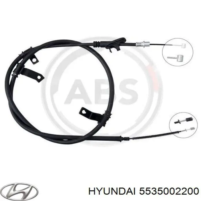 5535002200 Hyundai/Kia mola traseira