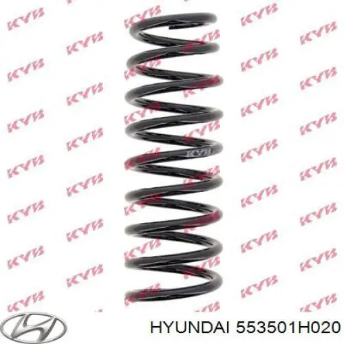 553501H020 Hyundai/Kia пружина задняя