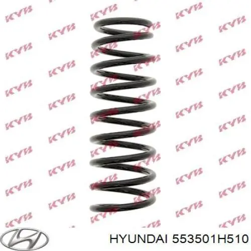 Купить 553501H500 Hyundai/Kia Пружина подвески