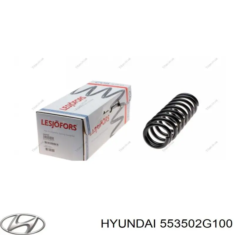 Купить 553502G100 Hyundai/Kia Пружина подвески