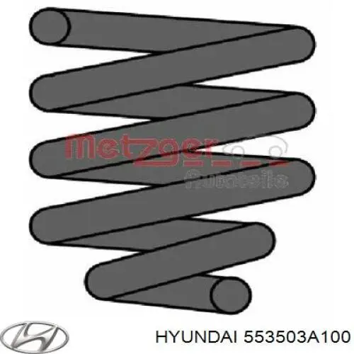 Задняя пружина 553503A100 Hyundai/Kia