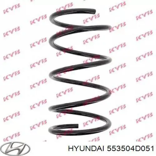 Пружина амортизатора Hyundai/Kia 553504D050 цена, от 67.82 USD