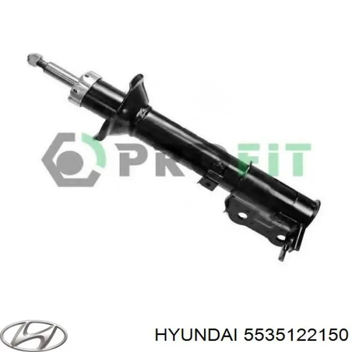 Задний левый амортизатор Hyundai/Kia 5535122150