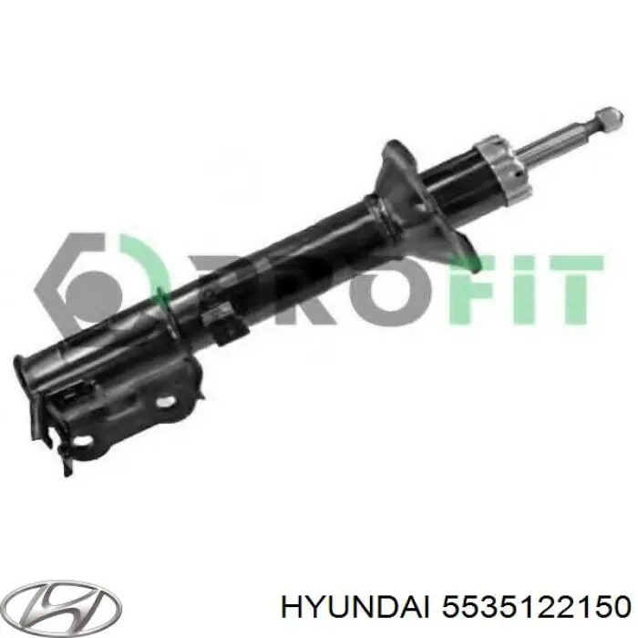Купить 5535122150 Hyundai/Kia Амортизатор задний, левый
