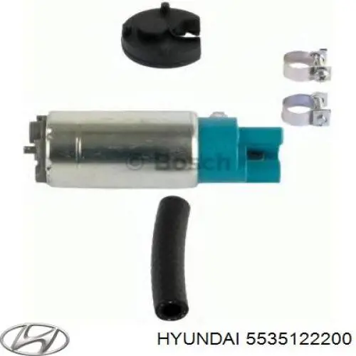 Купить 5535122050 Hyundai/Kia Амортизатор задний, левый