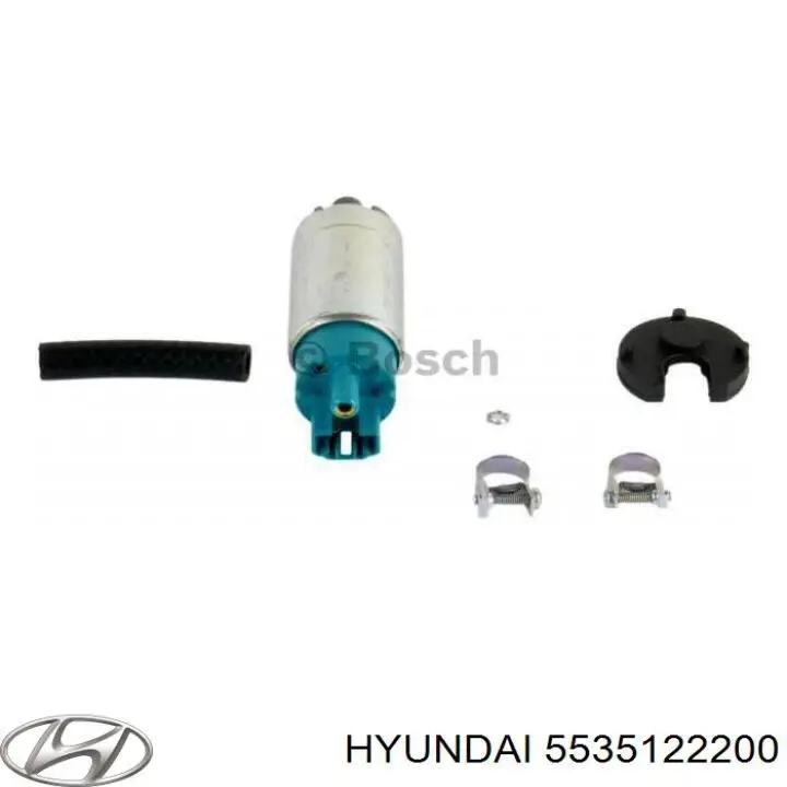 5535122050 Hyundai/Kia Амортизатор задней подвески, левый