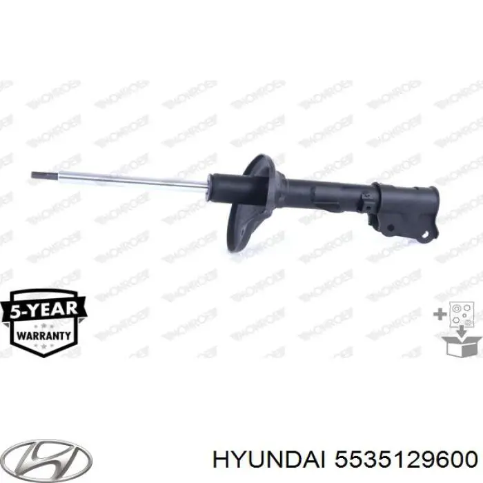 Купить 5535129600 Hyundai/Kia Амортизатор задний, левый