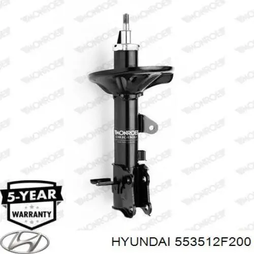 Амортизатор задний левый 553512F200 Hyundai/Kia