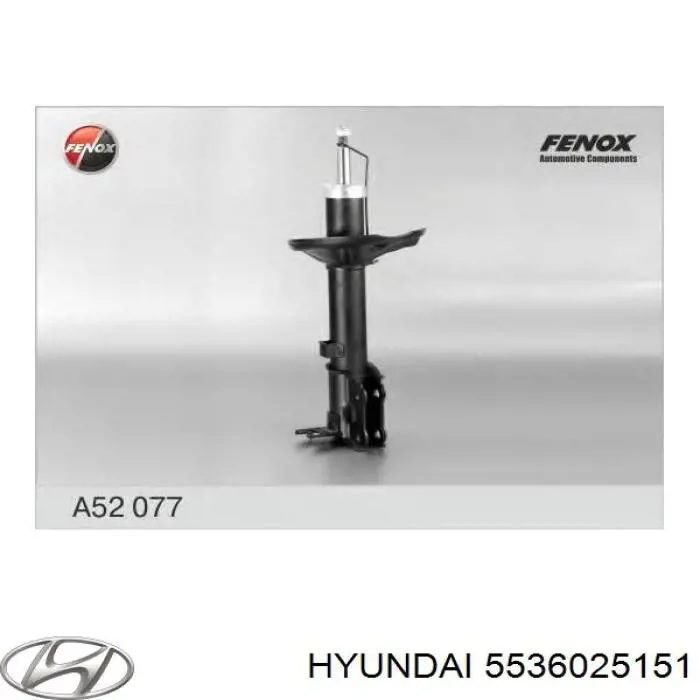 Амортизатор задний правый Hyundai/Kia 5536025151