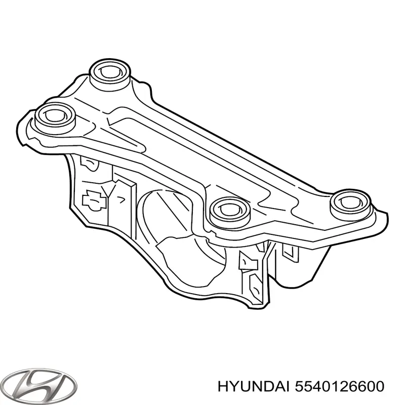 Viga de suspensão traseira (plataforma veicular) Hyundai Santa Fe I SM