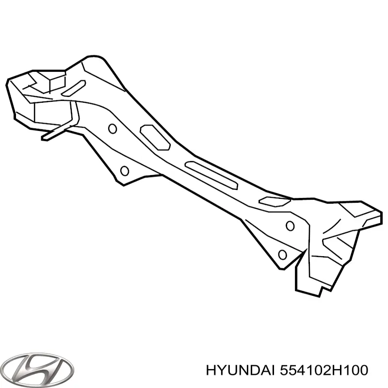 554102H100 Hyundai/Kia балка задней подвески (подрамник)