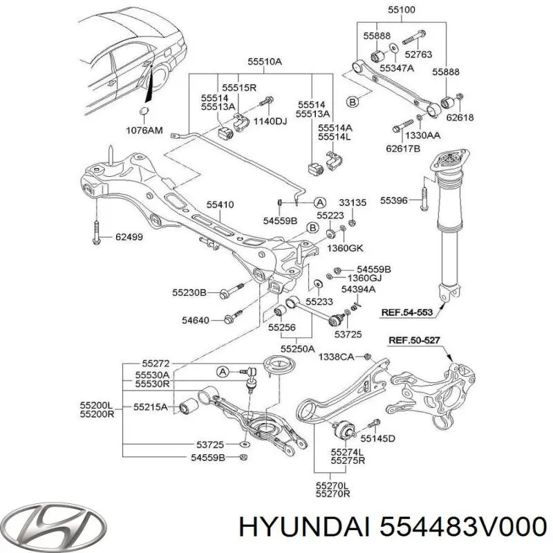  554483V000 Hyundai/Kia