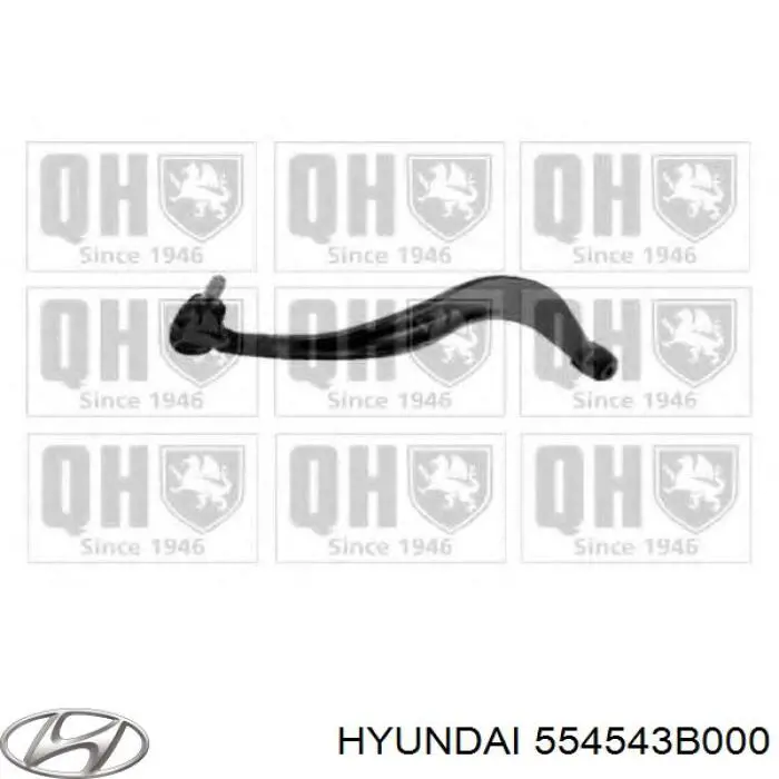 Сайлентблок подрамника задний Hyundai/Kia 554543B000