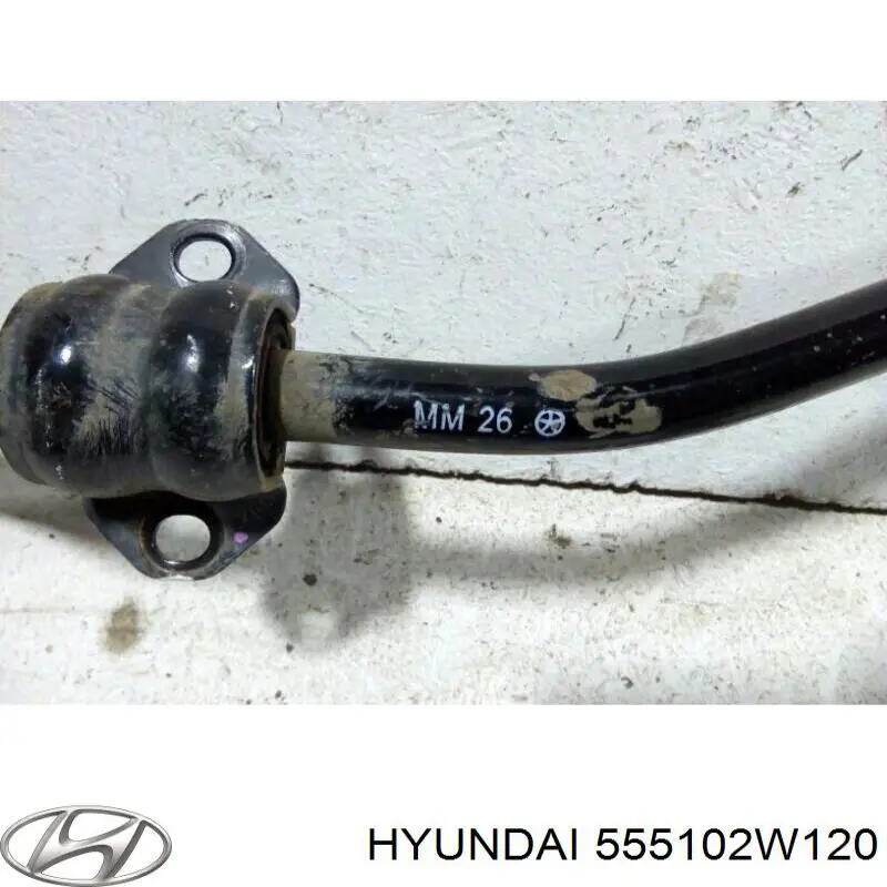 Задний стабилизатор Хундай Санта-Фе 3 (Hyundai Santa Fe)