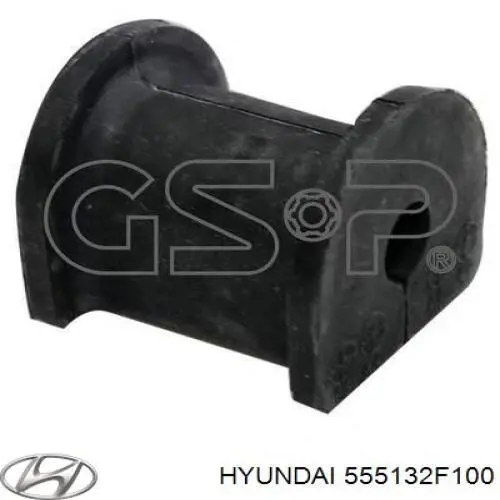 Втулка стабилизатора заднего Hyundai/Kia 555132F100
