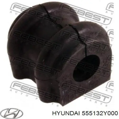 Купить 555132Y000 Hyundai/Kia Втулка заднего стабилизатора