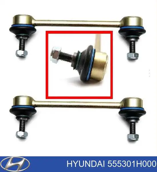 Купить 555301H000 Hyundai/Kia Солдатик стабилизатора, заднего