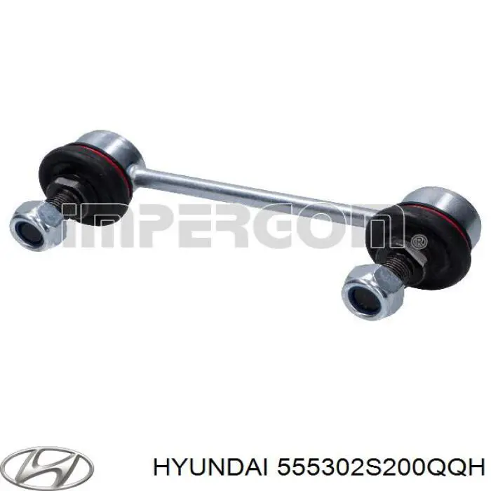 555302S200QQH Hyundai/Kia стойка стабилизатора заднего