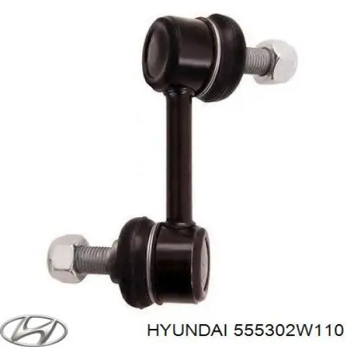 555302W110 Hyundai/Kia montante esquerdo de estabilizador traseiro